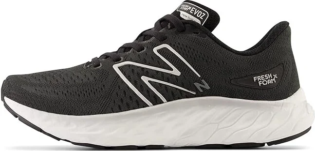 New Balance Fresh Foam X EVOZ v3 Women's Shoes Black/Silver Metallic : 6 B - Medium, Textile - Image 3
