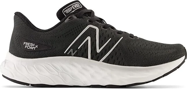 New Balance Fresh Foam X EVOZ v3 Women's Shoes Black/Silver Metallic : 6 B - Medium, Textile - Image 4