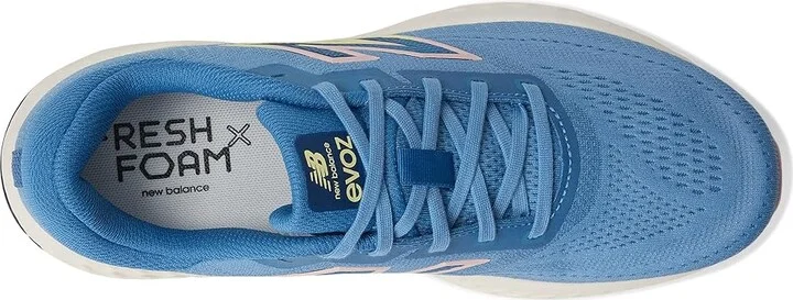 New Balance Fresh Foam X Evoz v4 Women's Running Shoes Blue Laguna/Sea Stone/Parchment : 10.5 D - Wide, Synthetic - Image 2