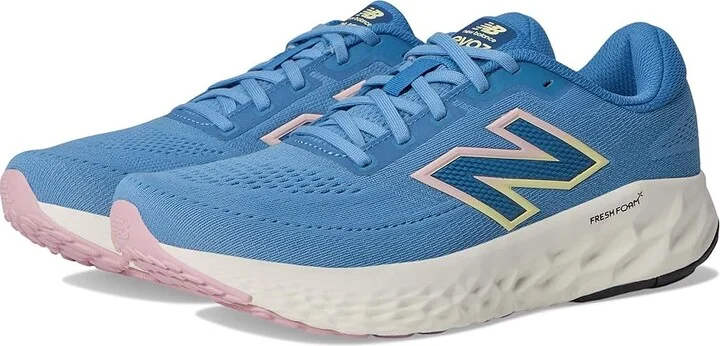 New Balance Fresh Foam X Evoz v4 Women's Running Shoes Blue Laguna/Sea Stone/Parchment : 10.5 D - Wide, Synthetic