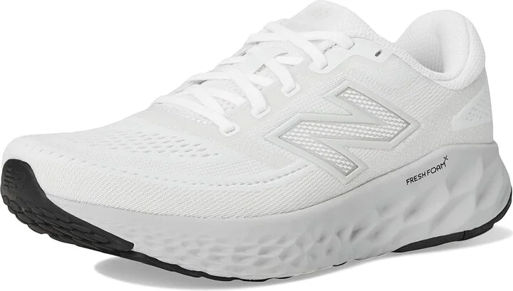 New Balance Fresh Foam X Evoz v4 Women's Running Shoes White/Grey Matter/Pearl Grey : 8 B - Medium, Synthetic - Image 5