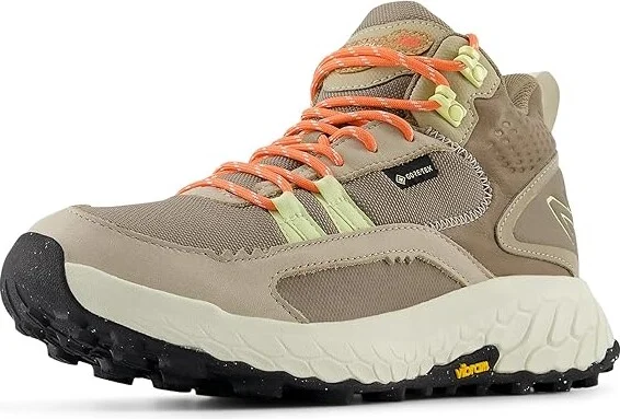 New Balance Fresh Foam X Hierro Mid GTX(r) Women's Shoes Linen/Mushroom : 9.5 B - Medium, Leather/Textile - Image 4