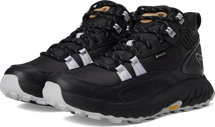 New Balance Fresh Foam X Hierro Mid v1 Women's Running Shoes Black/Pearl Grey/Phantom : 6 B - Medium, Synthetic