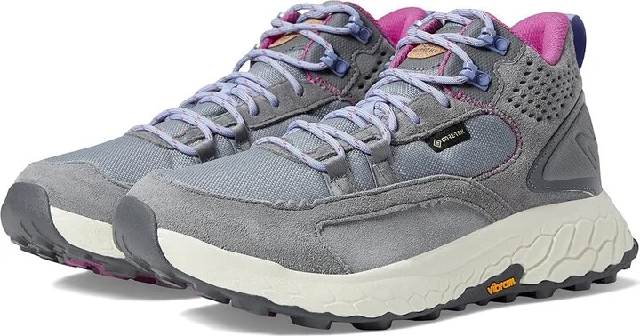 New Balance Fresh Foam X Hierro Mid Women's Shoes Steel/Castlerock : 6 B - Medium, Synthetic/Textile