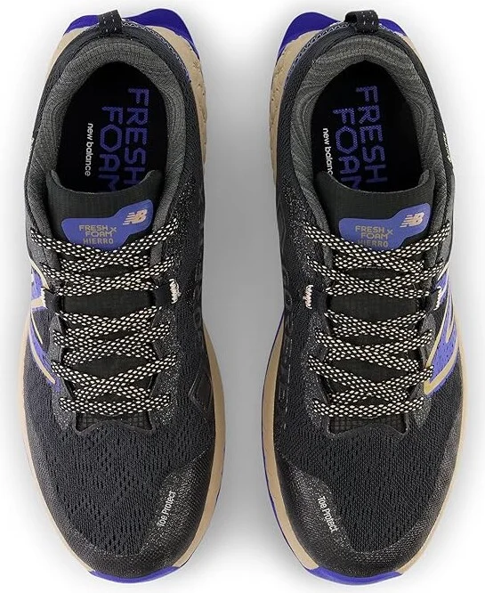 New Balance Fresh Foam X Hierro v7 GTX Men's Shoes Black/Marine Blue : 8.5 D - Medium - Image 2