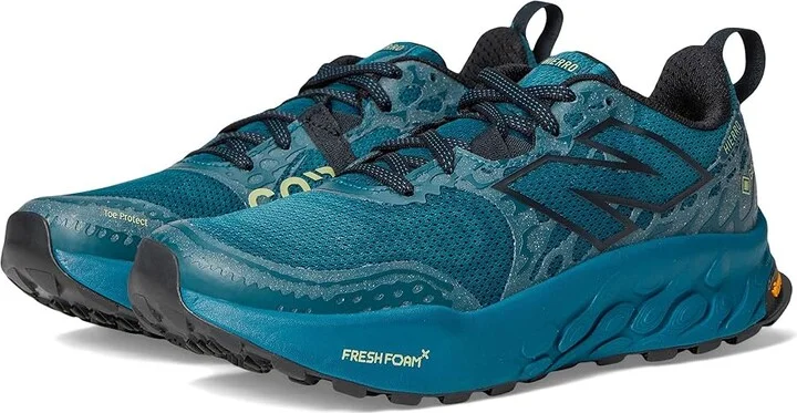 New Balance Fresh Foam X Hierro v8 Gore-Tex(r) Women's Running Shoes Deep Sea/Black : 8.5 B - Medium, Synthetic