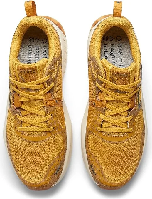 New Balance Fresh Foam X Hierro v8 Men's Shoes Butterscotch/Ginger Lemon : 12.5 EE - Wide - Image 2