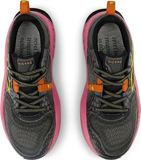 New Balance Fresh Foam X Hierro v8 Women's Shoes Black/Real Pink : 7.5 D - Wide - Image 2