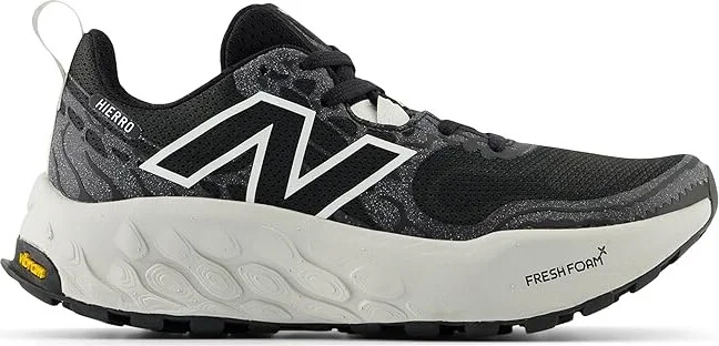 New Balance Fresh Foam X Hierro v8 Women's Shoes Black/Sea Salt : 5 B - Medium - Image 6