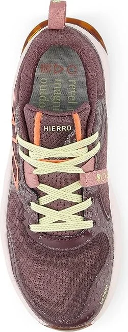 New Balance Fresh Foam X Hierro v8 Women's Shoes Licorice/Gulf Red : 5 B - Medium - Image 2