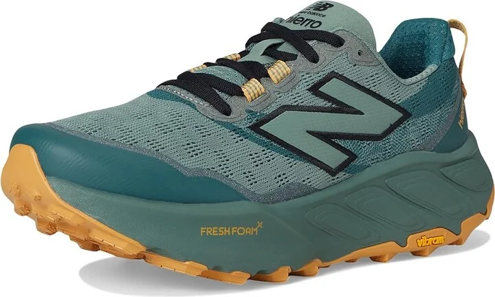 New Balance Fresh Foam X Hierro v9 Men's Running Shoes Dark Juniper/Black/Dried Apricot : 11 EE - Wide, Textile - Image 5