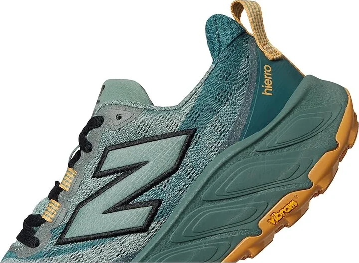 New Balance Fresh Foam X Hierro v9 Men's Running Shoes Dark Juniper/Black/Dried Apricot : 11 EE - Wide, Textile - Image 7