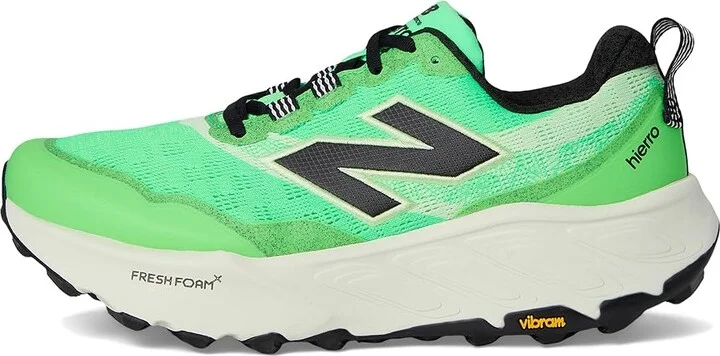 New Balance Fresh Foam X Hierro v9 Men's Running Shoes Electric Jade/Black : 11.5 EE - Wide, Textile - Image 6