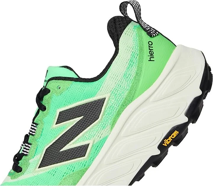 New Balance Fresh Foam X Hierro v9 Men's Running Shoes Electric Jade/Black : 11.5 EE - Wide, Textile - Image 7