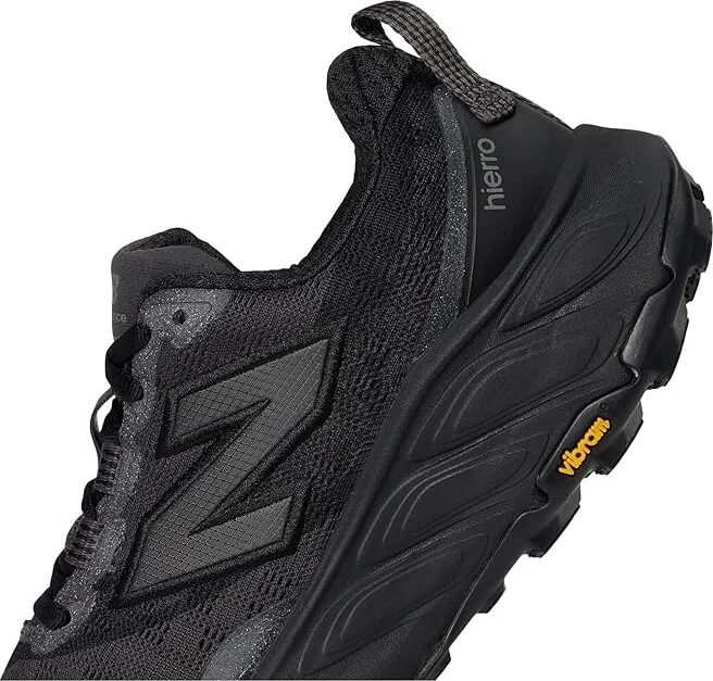 New Balance Fresh Foam X Hierro v9 Women's Running Shoes Black Cement/Black : 9 D - Wide, Textile - Image 7