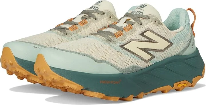 New Balance Fresh Foam X Hierro v9 Women's Running Shoes Calcium/Dark Juniper : 8.5 B - Medium, Textile