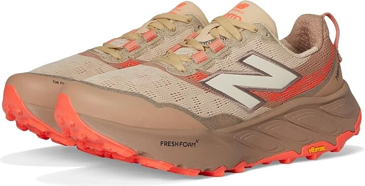 New Balance Fresh Foam X Hierro v9 Women's Running Shoes Desert Clay/Flat Taupe/Urgent Red : 7.5 B - Medium, Textile