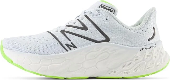 New Balance Fresh Foam X More v4 Women's Shoes Ice Blue/Black Metallic : 12 D - Wide, Synthetic/Textile - Image 5