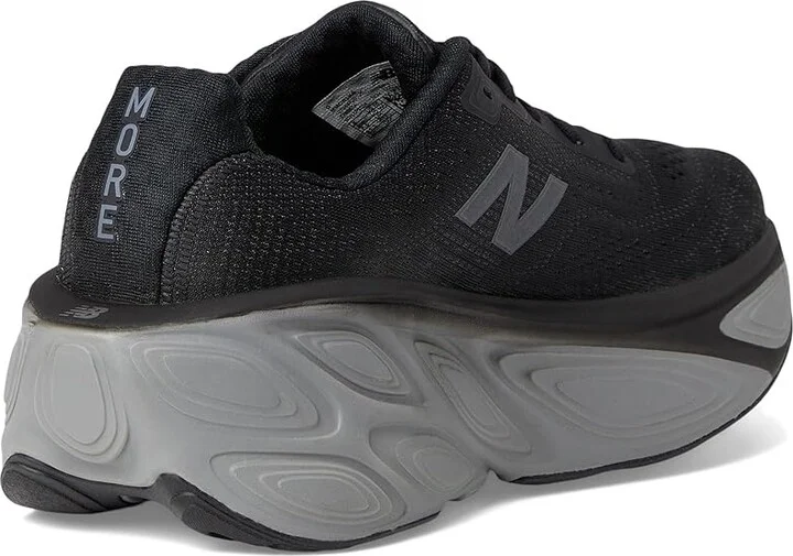 New Balance Fresh Foam X More v5 Men's Shoes Black/Linen : 8 EE - Wide - Image 4
