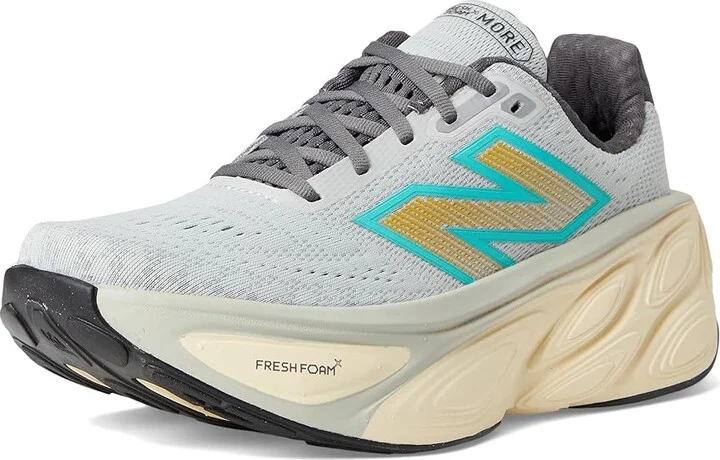 New Balance Fresh Foam X More v5 Men's Shoes Brighton Grey/Calcium : 9.5 EE - Wide - Image 5