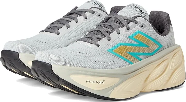 New Balance Fresh Foam X More v5 Men's Shoes Brighton Grey/Calcium : 9.5 EE - Wide