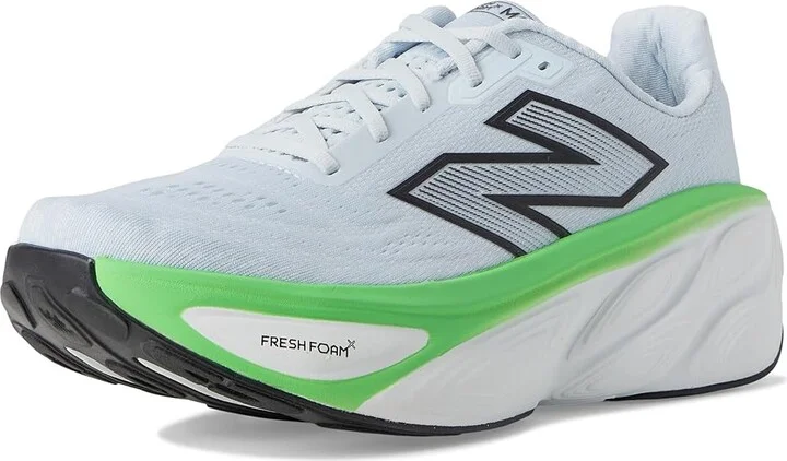 New Balance Fresh Foam X More v5 Men's Shoes Ice Blue/Electric Jade/Black : 15 EE - Wide - Image 5