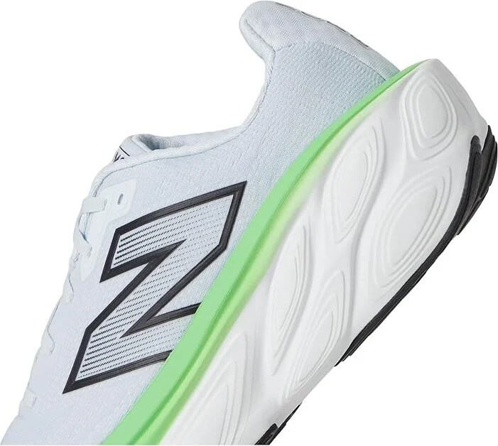 New Balance Fresh Foam X More v5 Men's Shoes Ice Blue/Electric Jade/Black : 15 EE - Wide - Image 7
