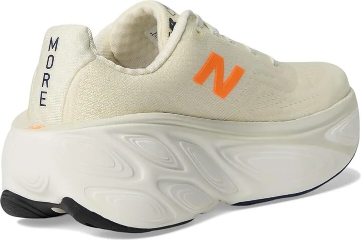 New Balance Fresh Foam X More v5 Women's Shoes Angora/Sea Salt/Hot Mango : 10 B - Medium, Textile - Image 4