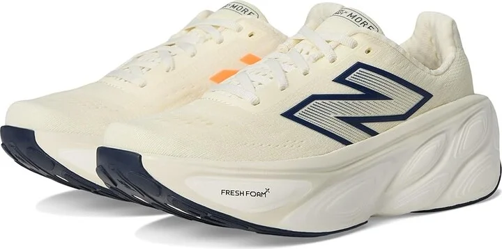 New Balance Fresh Foam X More v5 Women's Shoes Angora/Sea Salt/Hot Mango : 10 B - Medium, Textile