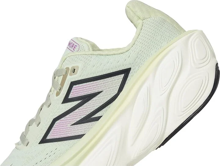 New Balance Fresh Foam X More v5 Women's Shoes Natural Mint/Purple Fuchsia : 10.5 B - Medium, Textile - Image 7