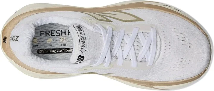 New Balance Fresh Foam X More v5 Women's Shoes White/Sea Salt : 13 B - Medium, Textile - Image 2