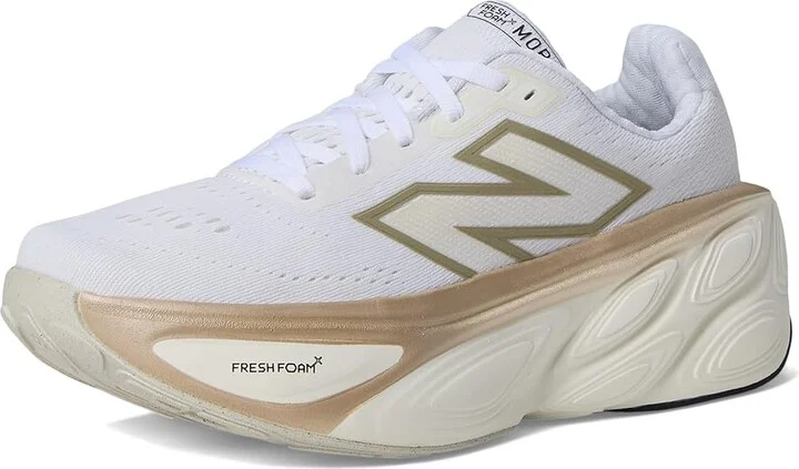 New Balance Fresh Foam X More v5 Women's Shoes White/Sea Salt : 13 B - Medium, Textile - Image 5