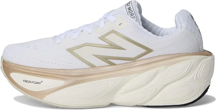 New Balance Fresh Foam X More v5 Women's Shoes White/Sea Salt : 13 B - Medium, Textile - Image 6