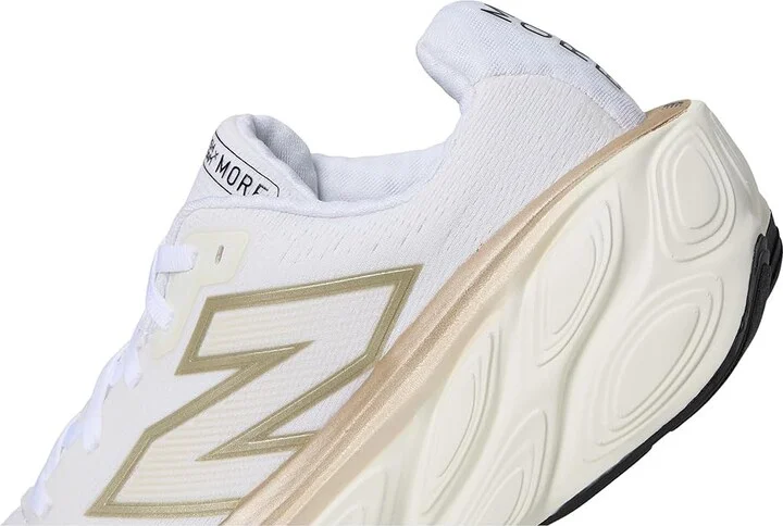 New Balance Fresh Foam X More v5 Women's Shoes White/Sea Salt : 13 B - Medium, Textile - Image 7