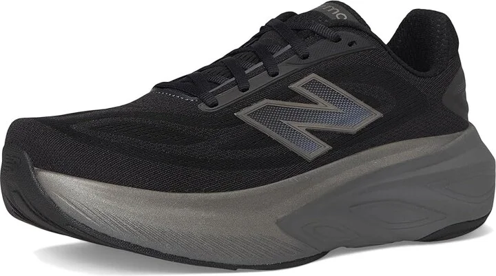 New Balance Fresh Foam X More v6 Men's Running Shoes Black/Castlerock/Black Metallic : 14 D - Medium, Textile - Image 5