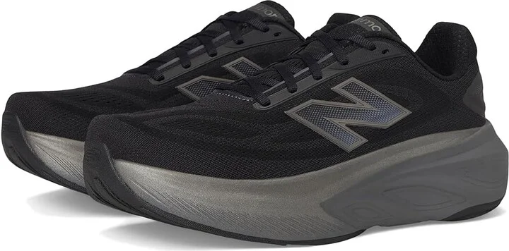 New Balance Fresh Foam X More v6 Men's Running Shoes Black/Castlerock/Black Metallic : 14 D - Medium, Textile