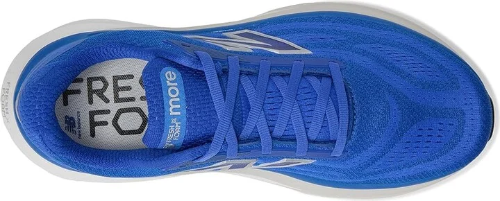 New Balance Fresh Foam X More v6 Men's Running Shoes Blue Gemstone/Galaxy Blue/Silver Metallic : 8.5 EE - Wide, Textile - Image 2