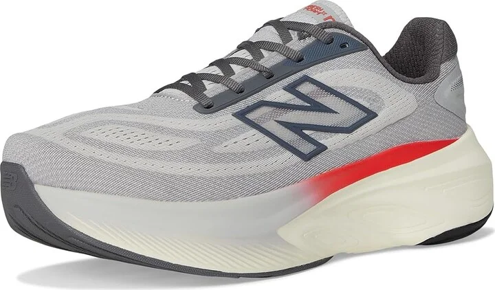 New Balance Fresh Foam X More v6 Men's Running Shoes Grey Matter/True Red/Castlerock : 16 EE - Wide, Textile - Image 5