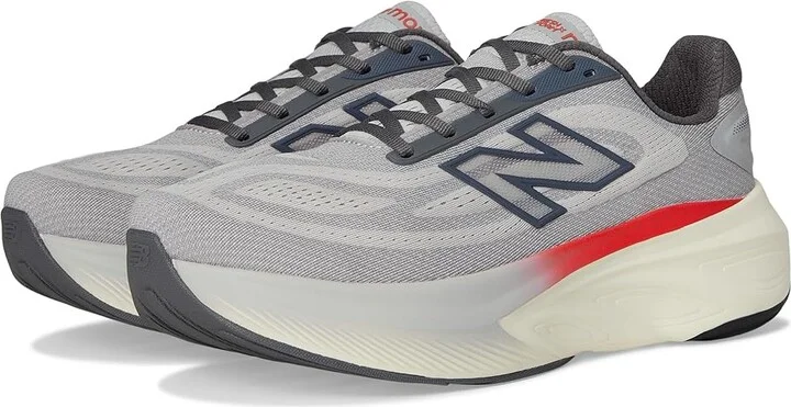 New Balance Fresh Foam X More v6 Men's Running Shoes Grey Matter/True Red/Castlerock : 16 EE - Wide, Textile