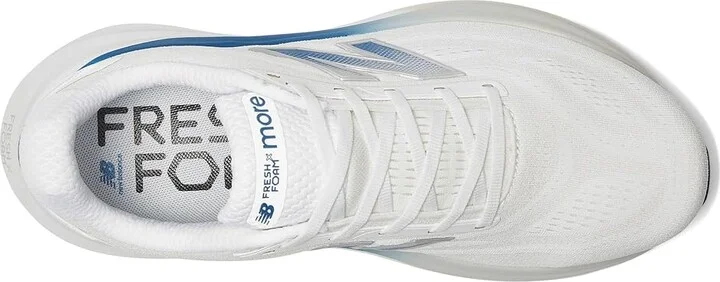 New Balance Fresh Foam X More v6 Men's Running Shoes Nb 103 White/Blue Agate/Reflection : 11 EE - Wide, Textile - Image 2