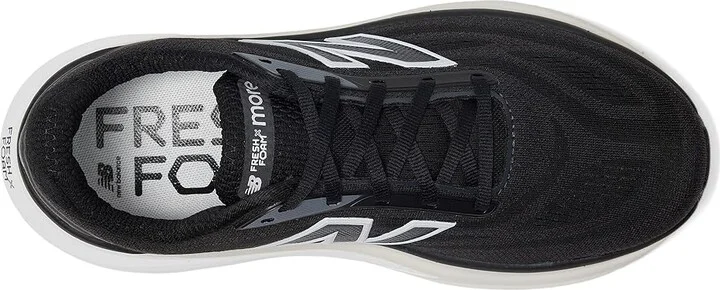 New Balance Fresh Foam X More v6 Women's Running Shoes Black/Grey Matter/Castlerock : 5 B - Medium, Textile - Image 2