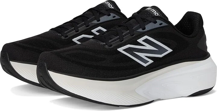 New Balance Fresh Foam X More v6 Women's Running Shoes Black/Grey Matter/Castlerock : 5 B - Medium, Textile
