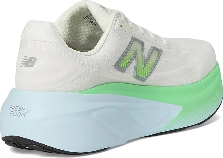 New Balance Fresh Foam X More v6 Women's Running Shoes Sea Salt/Lab Green/Frosted Glass : 9.5 B - Medium, Textile - Image 4