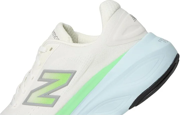 New Balance Fresh Foam X More v6 Women's Running Shoes Sea Salt/Lab Green/Frosted Glass : 9.5 B - Medium, Textile - Image 7