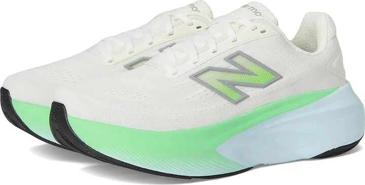 New Balance Fresh Foam X More v6 Women's Running Shoes Sea Salt/Lab Green/Frosted Glass : 9.5 B - Medium, Textile