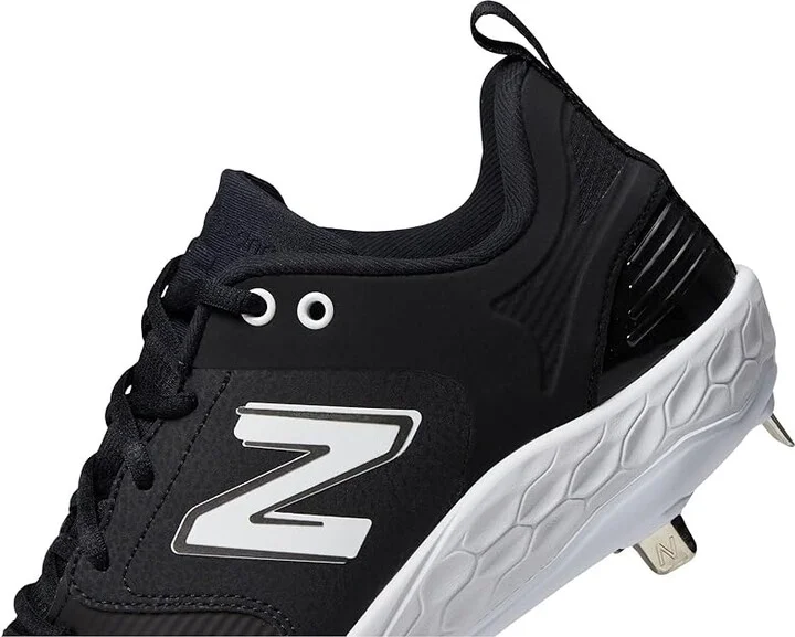 New Balance Fresh Foam X Velo v3 Metal Softball Cleats Women's Shoes Black/White : 5 B - Medium, Synthetic - Image 4