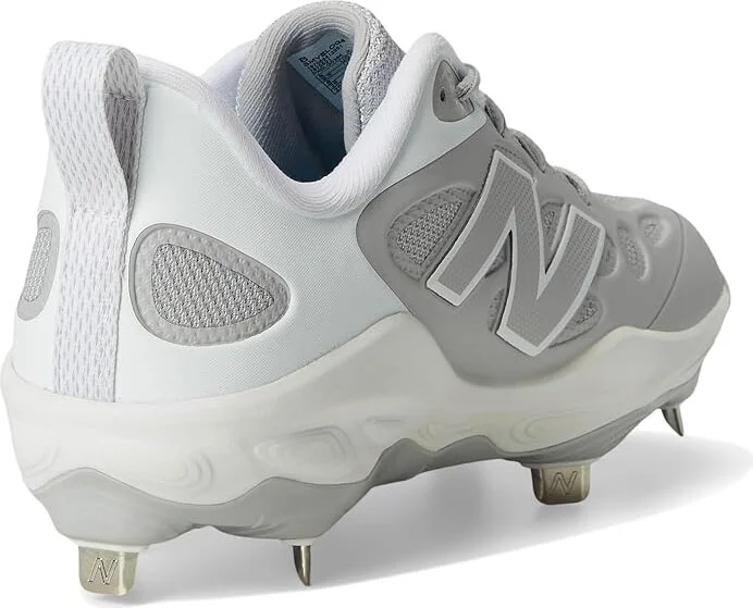 New Balance Fresh Foam X Velov4 Metal Softball Cleats Women's Shoes Raincloud/White : 5 B - Medium, Rubber - Image 4
