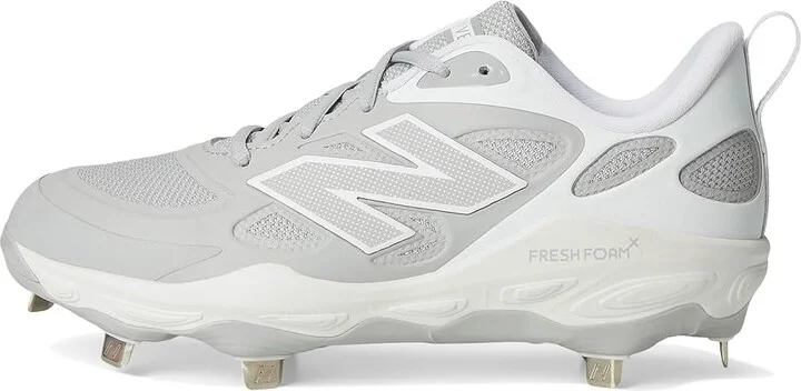 New Balance Fresh Foam X Velov4 Metal Softball Cleats Women's Shoes Raincloud/White : 5 B - Medium, Rubber - Image 6