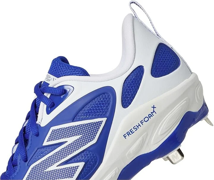 New Balance Fresh Foam X Velov4 Metal Softball Cleats Women's Shoes Team Royal/White : 6 B - Medium, Rubber - Image 7