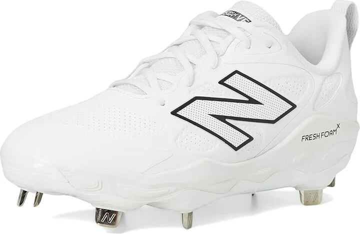 New Balance Fresh Foam X Velov4 Metal Softball Cleats Women's Shoes White : 5 B - Medium, Rubber - Image 5